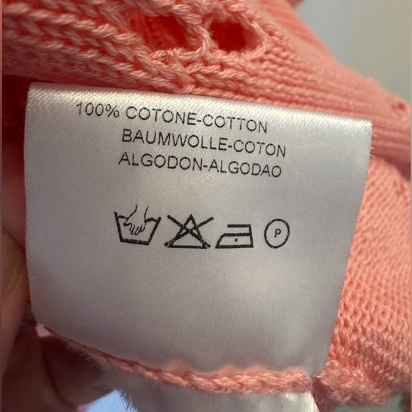 VALENTINO Made in Italy Knit Cardigan 🌸
Size: L
Color: Soft Pink - Picture 8 of 10